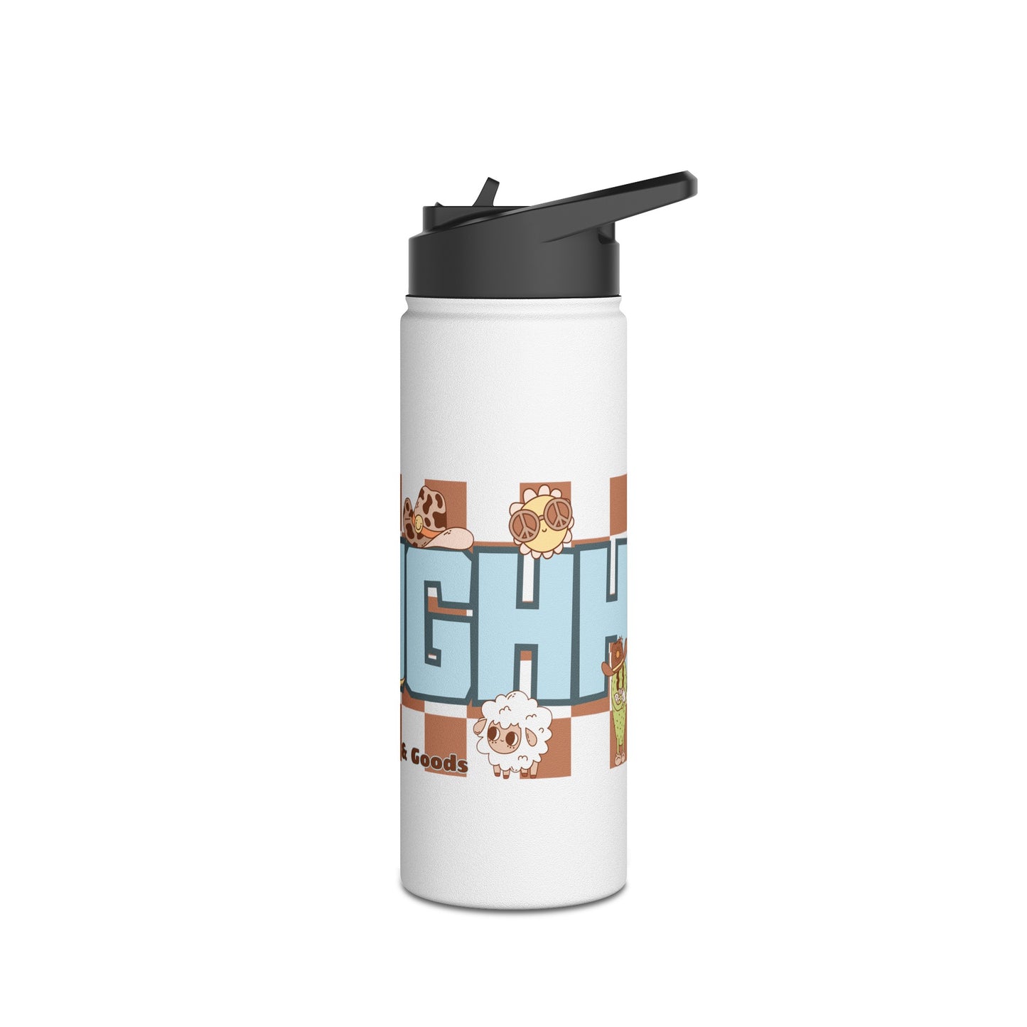 NEEOOUGGHH Stainless Steel Water Bottle, Standard Lid