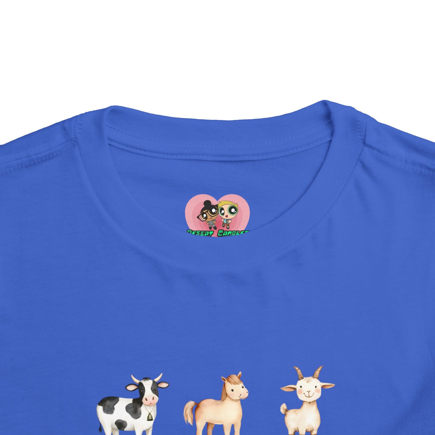 Cute Animal Alphabet Toddler Tee, Kids Animal Print T-Shirt, Toddler Gift, Nursery Decor, Farm Dress-Up