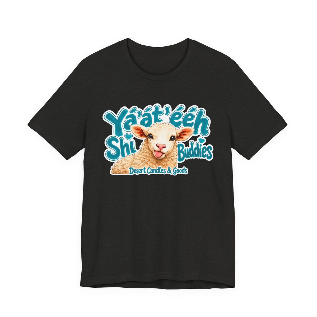Ya'at'éeh Shi Buddies Tee — Cute Desert Lamb Graphic T-Shirt