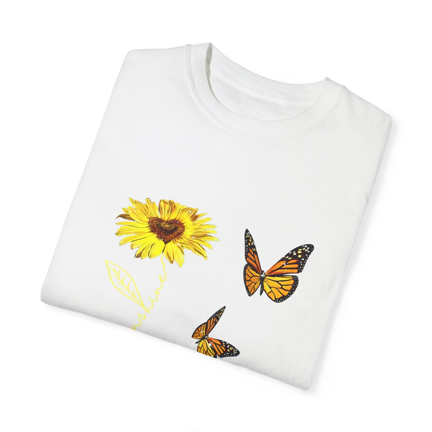 Sunflower and butterflies Tee