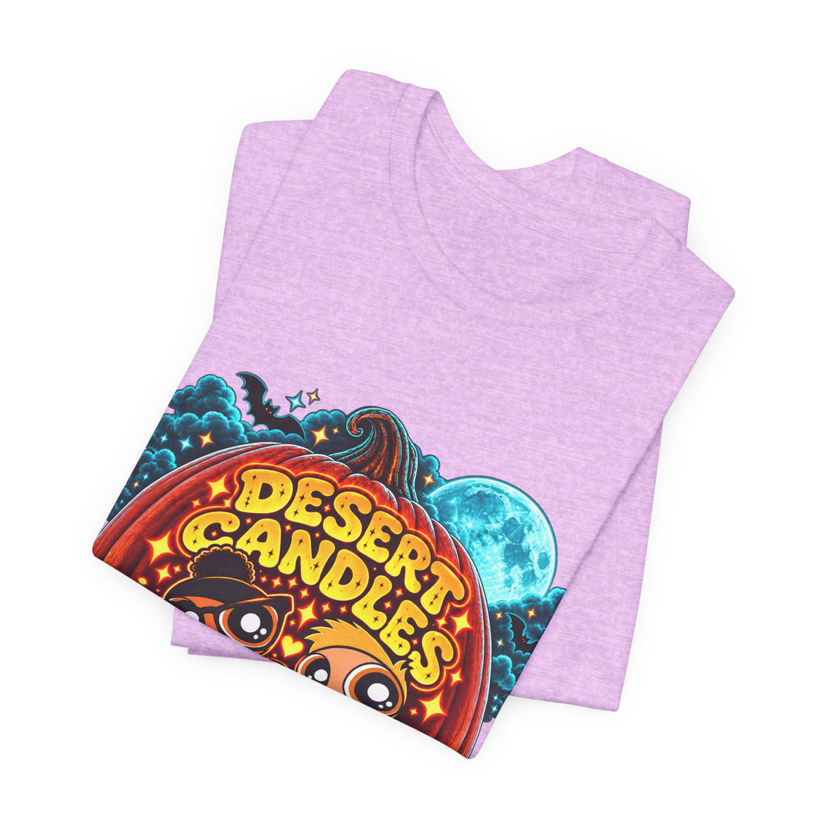 Desert Candles & Goods Tee — Cute Halloween Pumpkin Shop Graphic T-Shirt