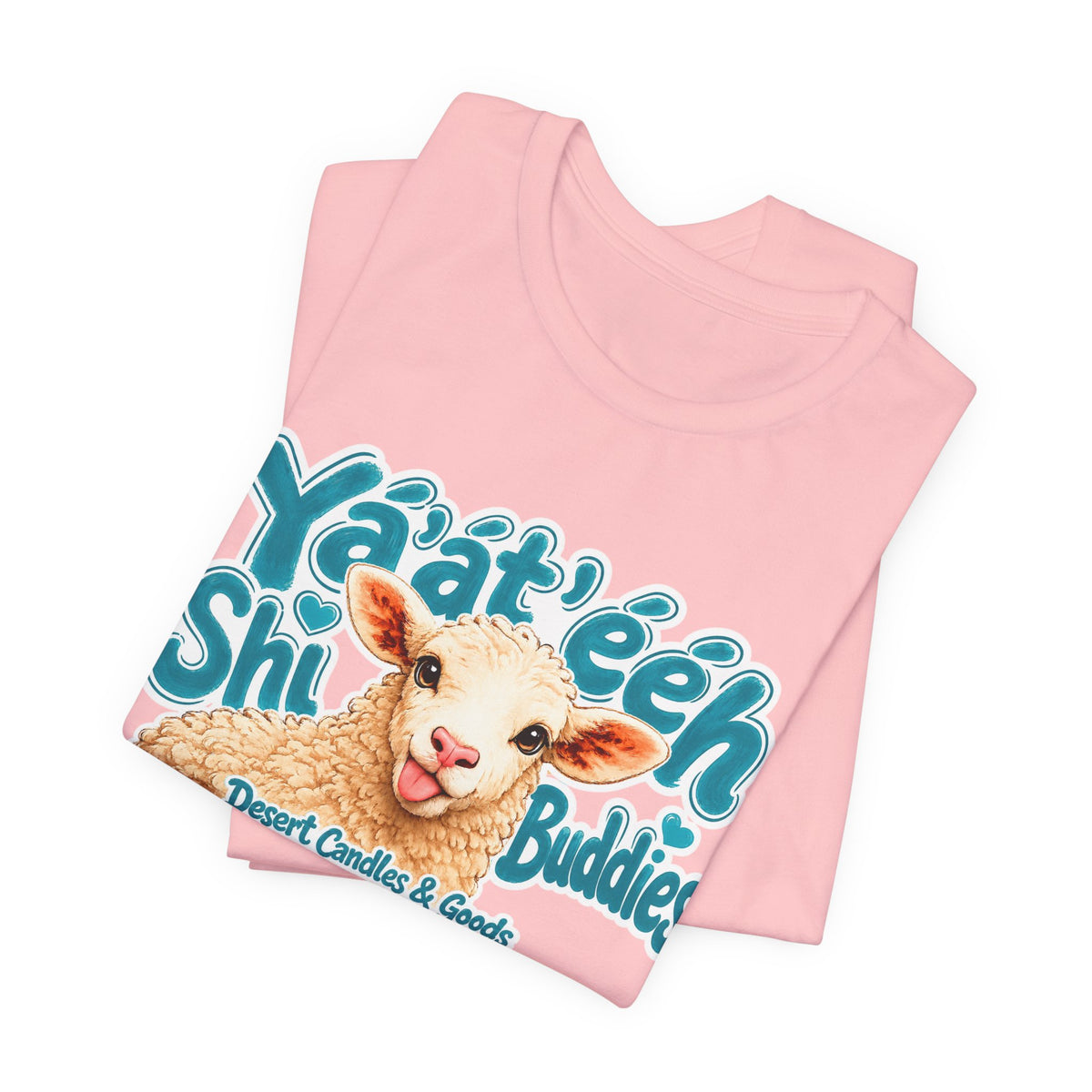 Ya'at'éeh Shi Buddies Tee — Cute Desert Lamb Graphic T-Shirt