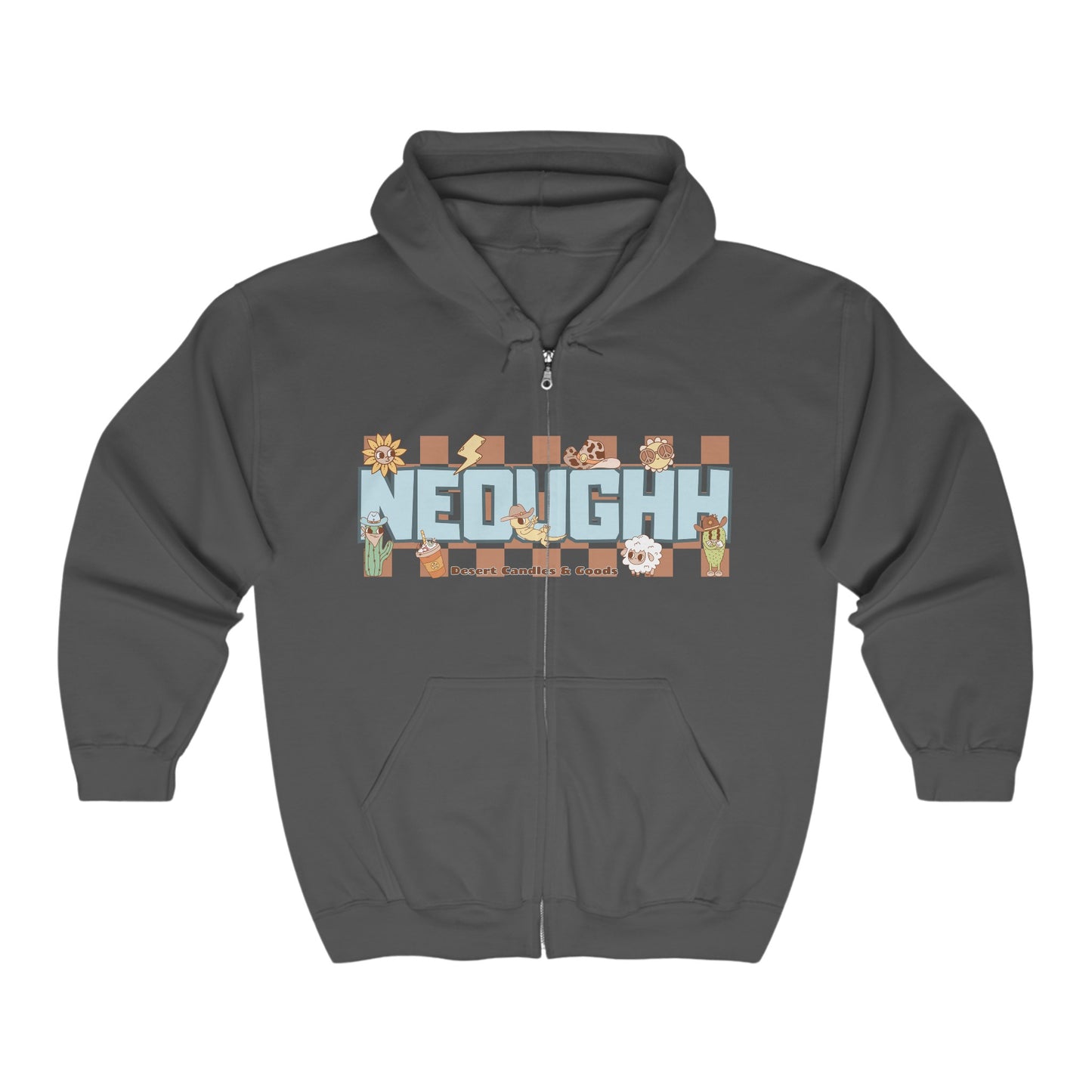 NEOOUUGHHH Unisex Heavy Blend™ Full Zip Hooded Sweatshirt