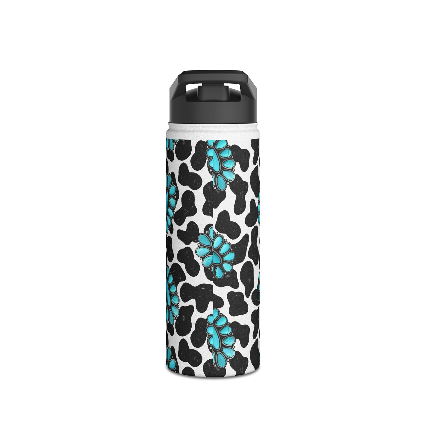 Turquoise love Stainless Steel Water Bottle