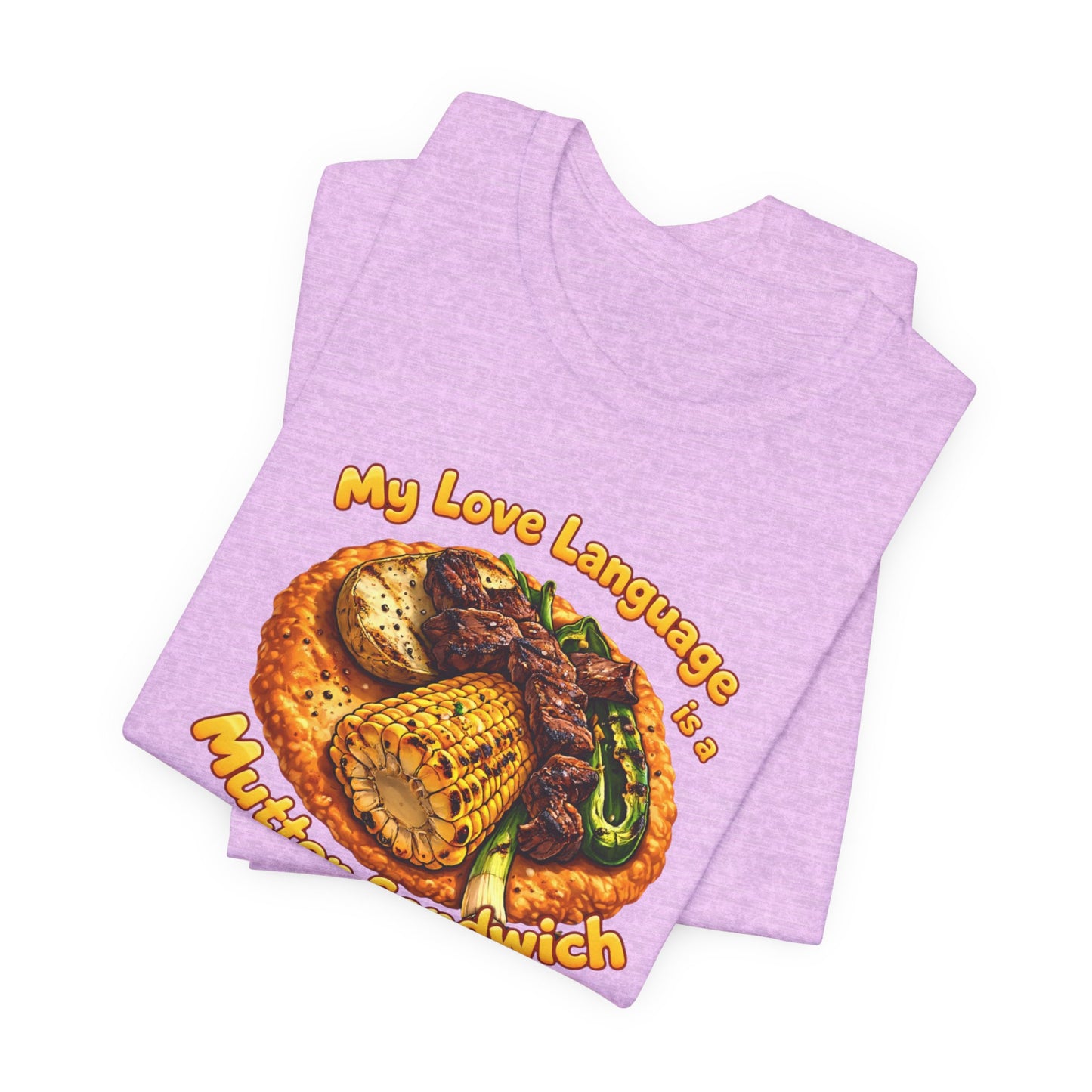 BELLA CANVAS-Turquoise Love Heart T-Shirt — "My Love Language is Turquoise" Graphic Tee
