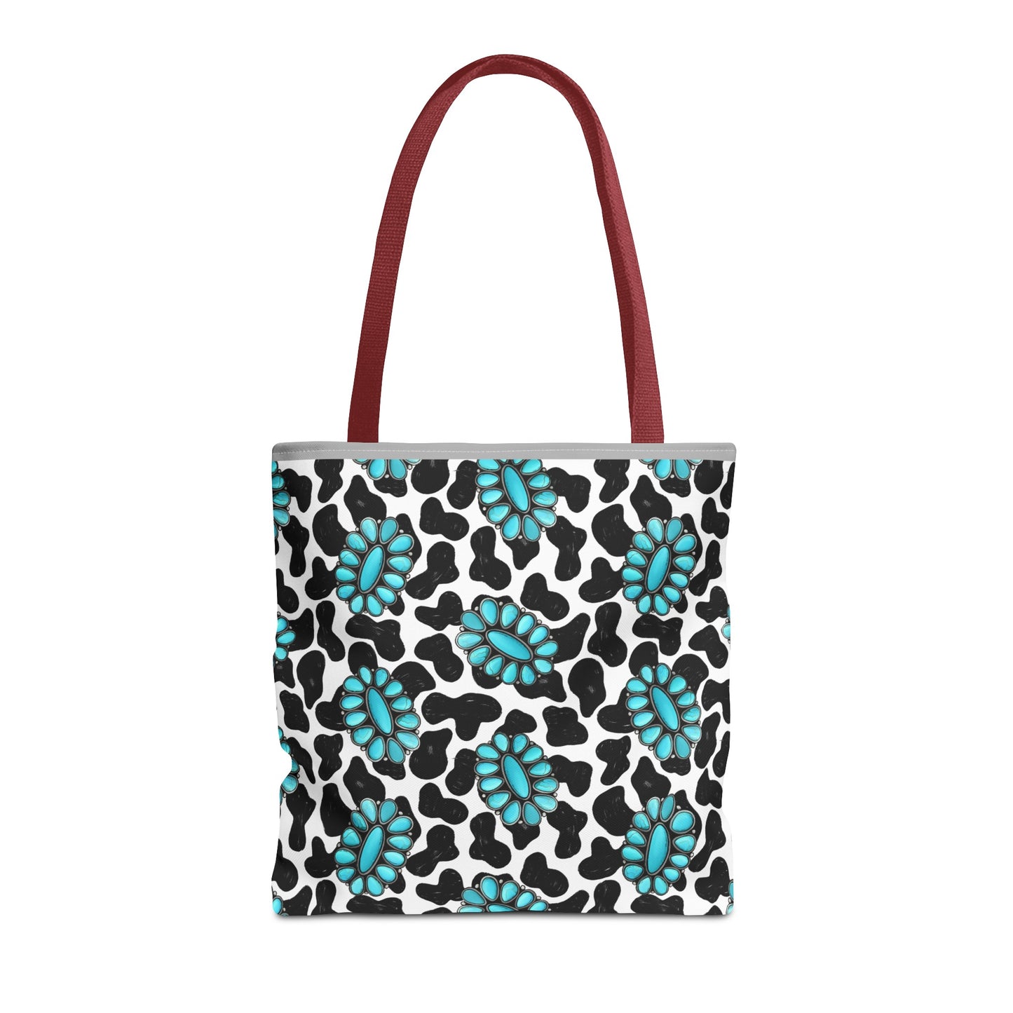 Turquoise Love Tote Bag