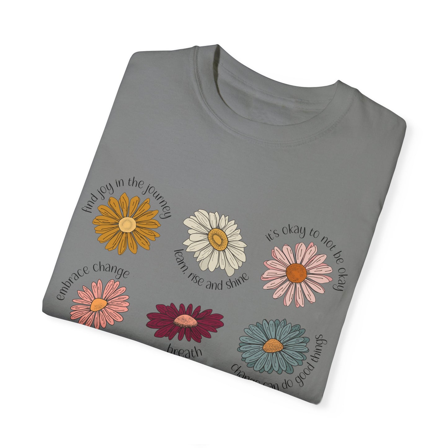 Unisex Garment-Dyed T-shirt DCG Flower