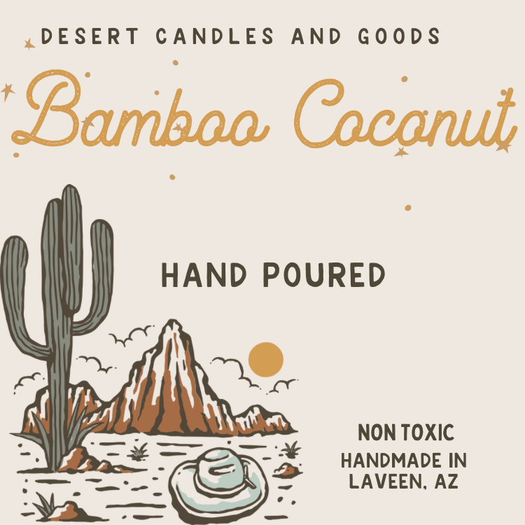 Bamboo Coconut 8oz Candle