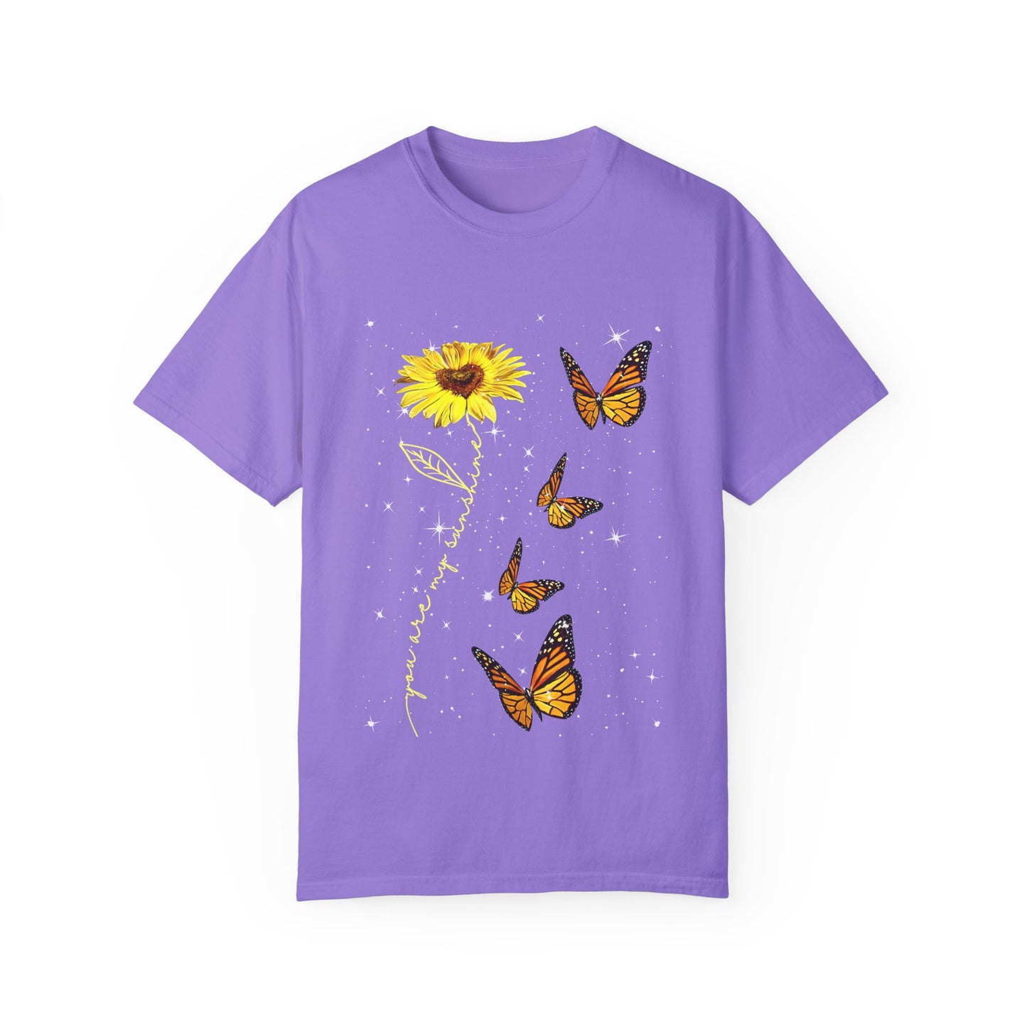 Sunflower and butterflies Tee