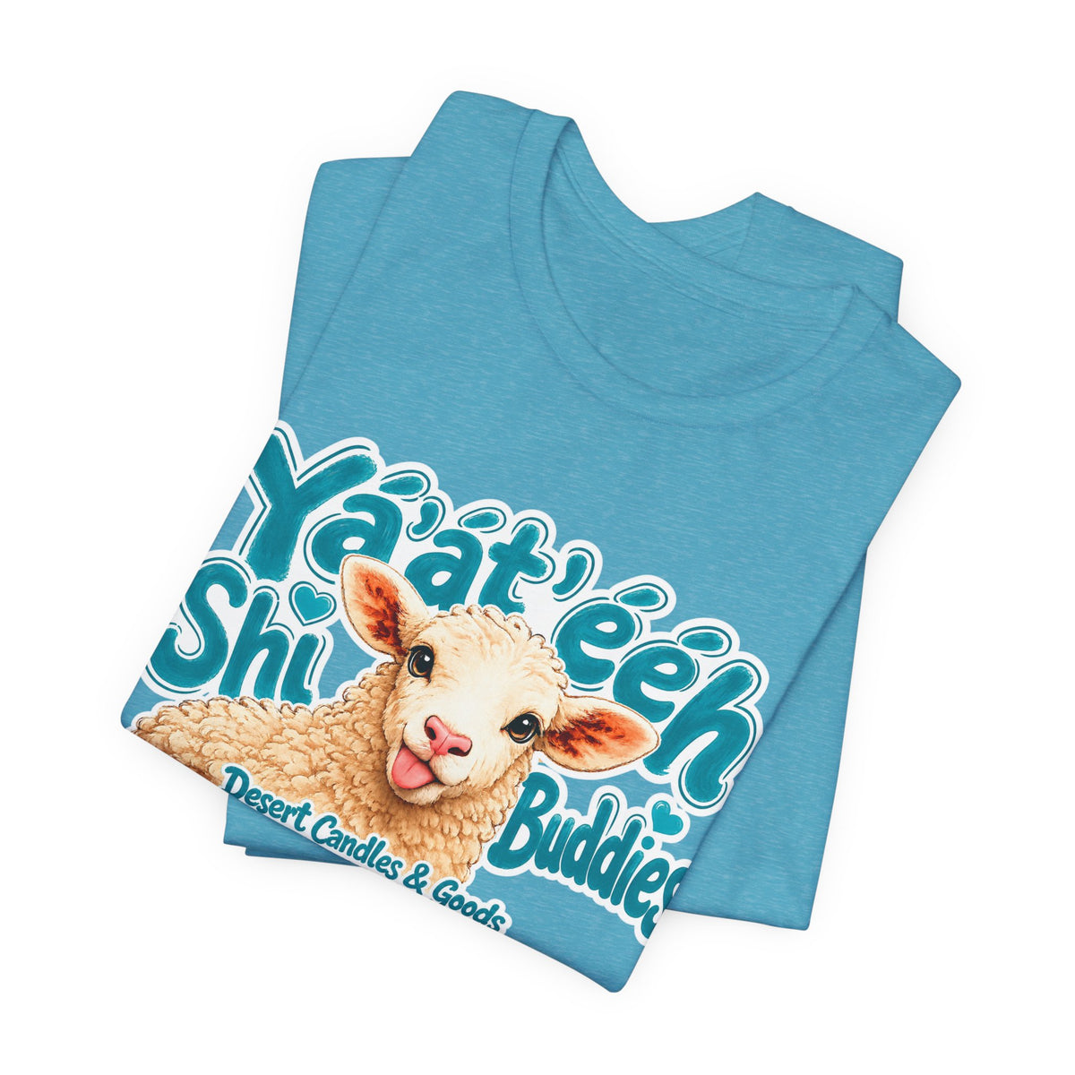 Ya'at'éeh Shi Buddies Tee — Cute Desert Lamb Graphic T-Shirt