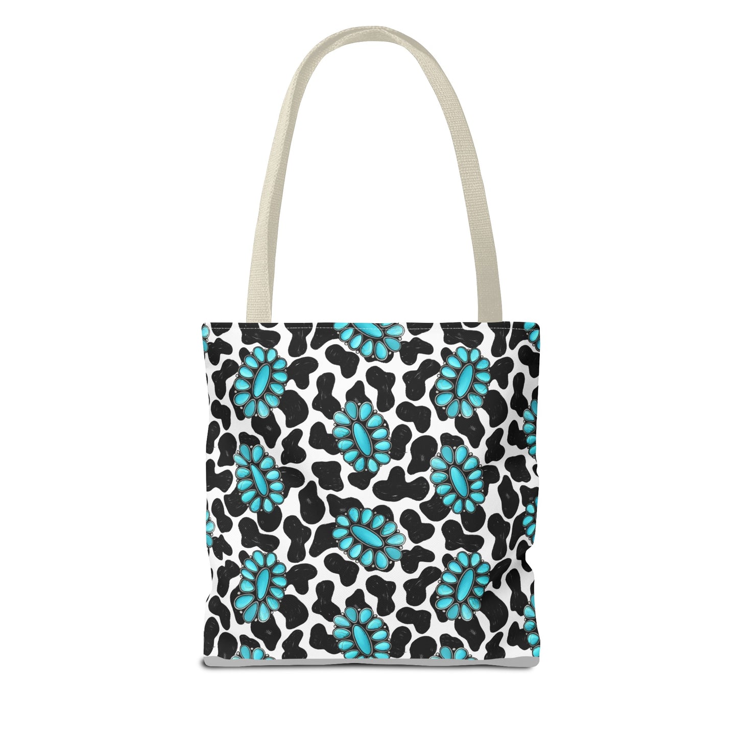 Turquoise Love Tote Bag