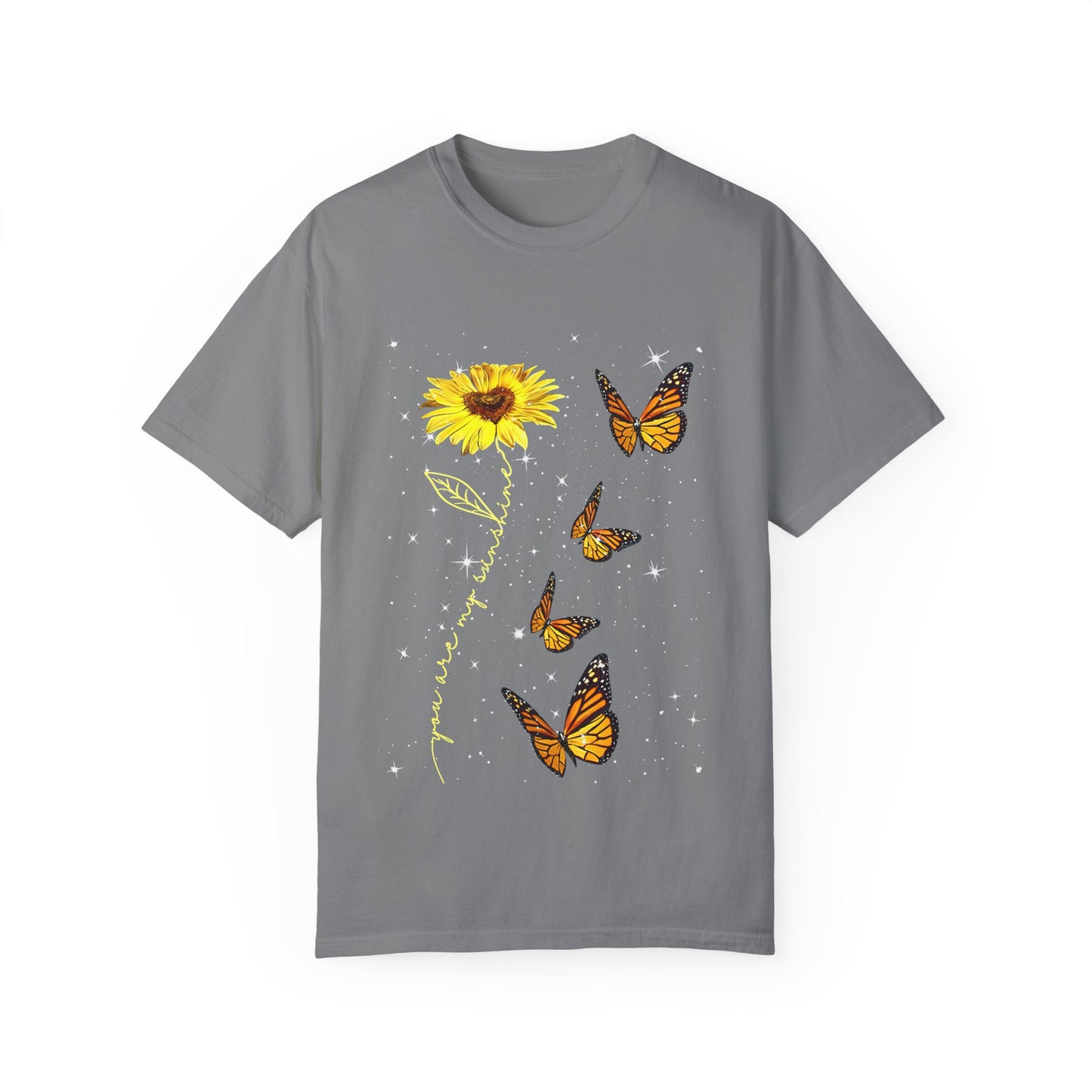 Sunflower and butterflies Tee