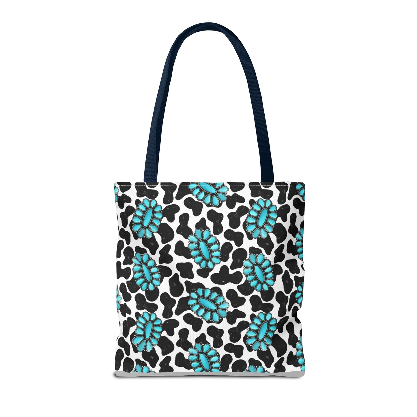 Turquoise Love Tote Bag