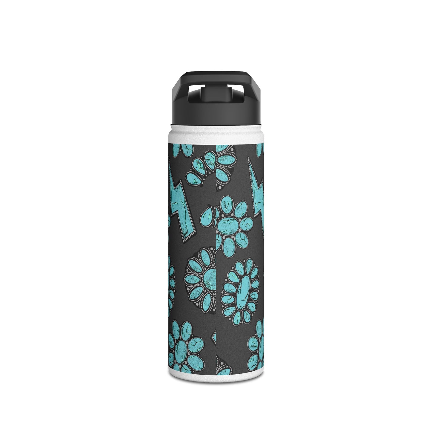 Turquoise Junkie Stainless Steel Water Bottle