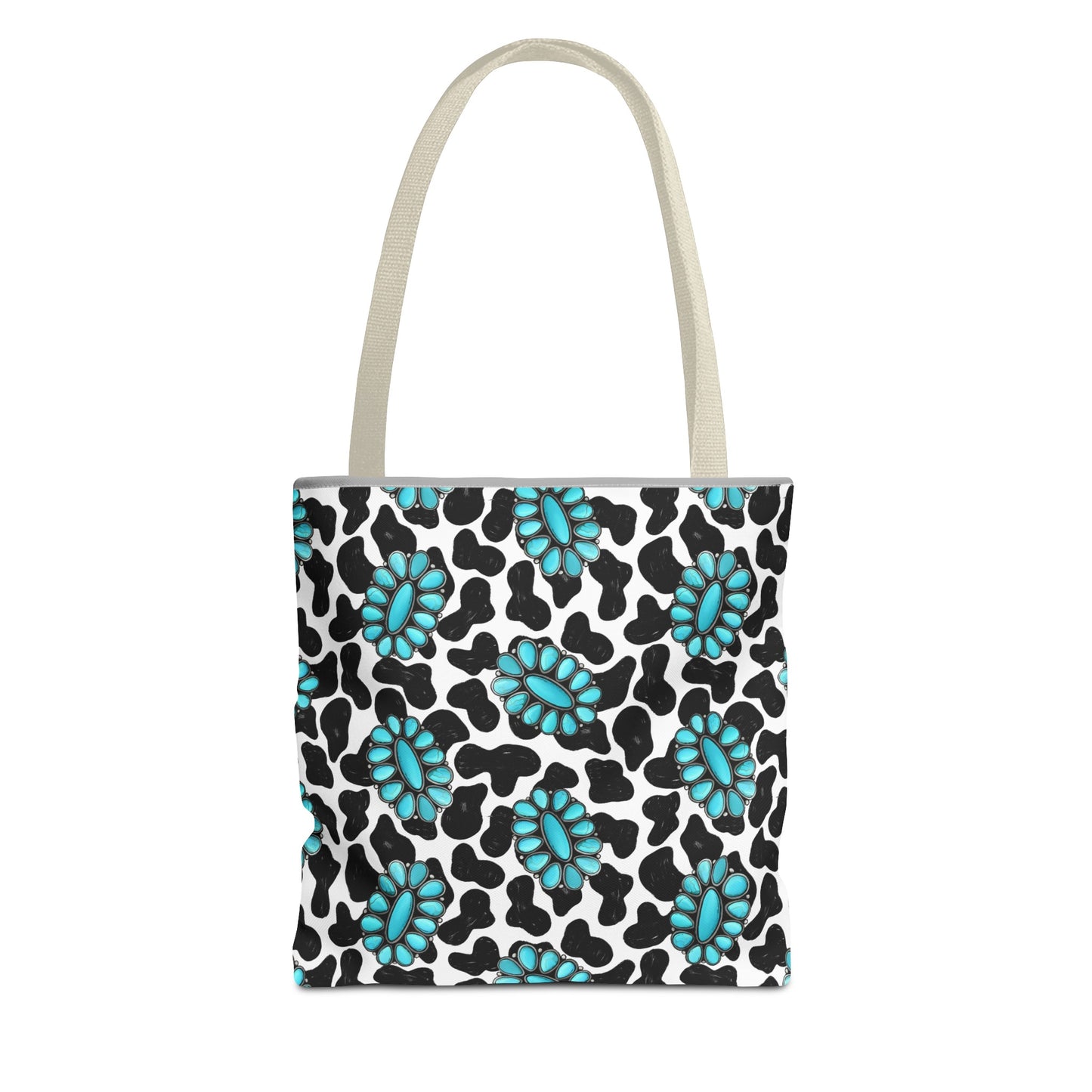 Turquoise Love Tote Bag