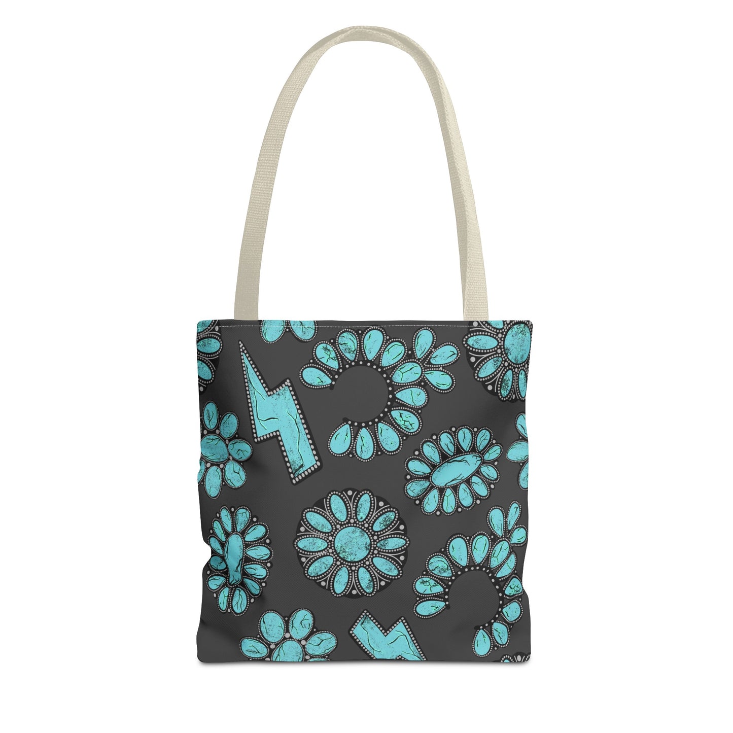 Turquoise Junkie Tote Bag