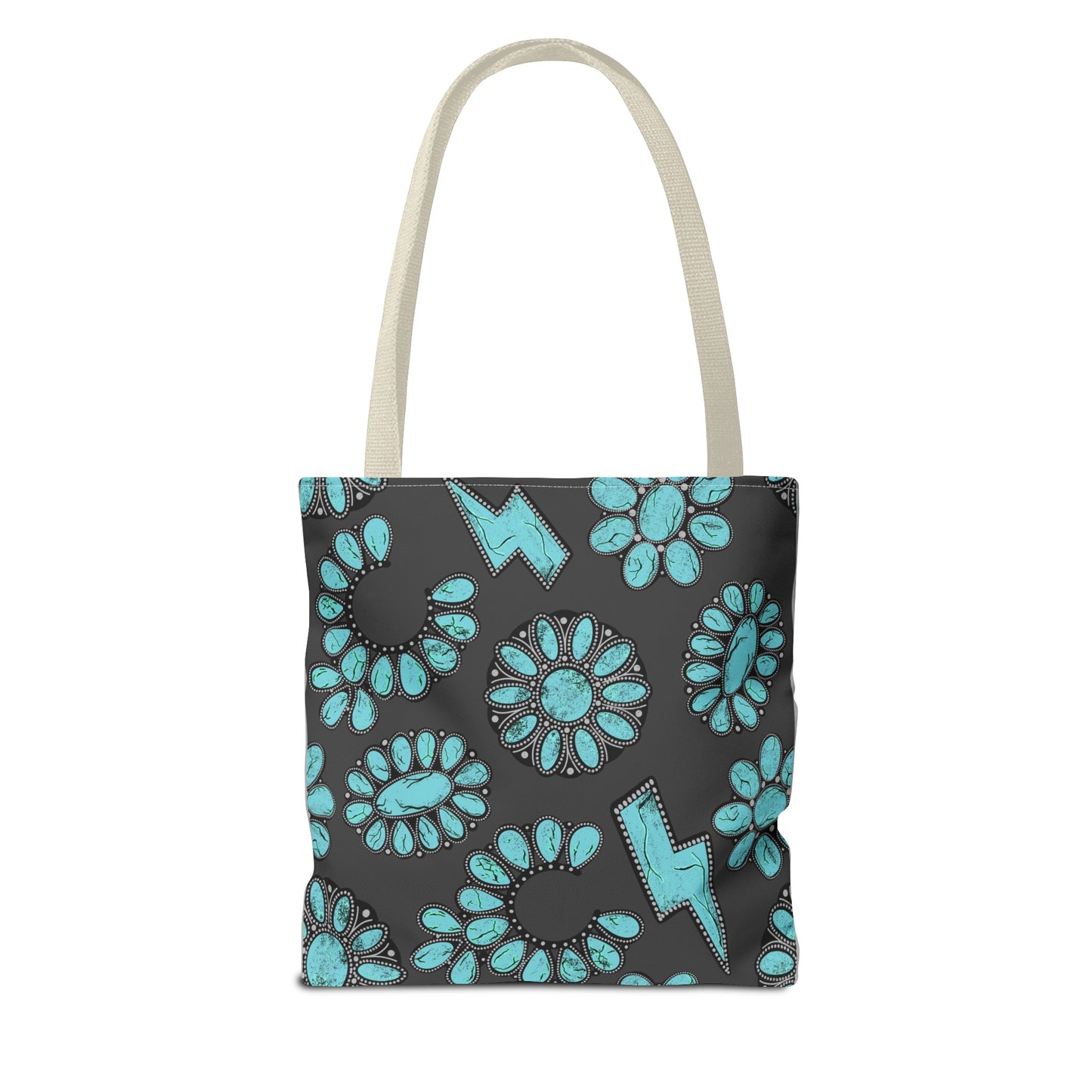 Turquoise Junkie Tote Bag