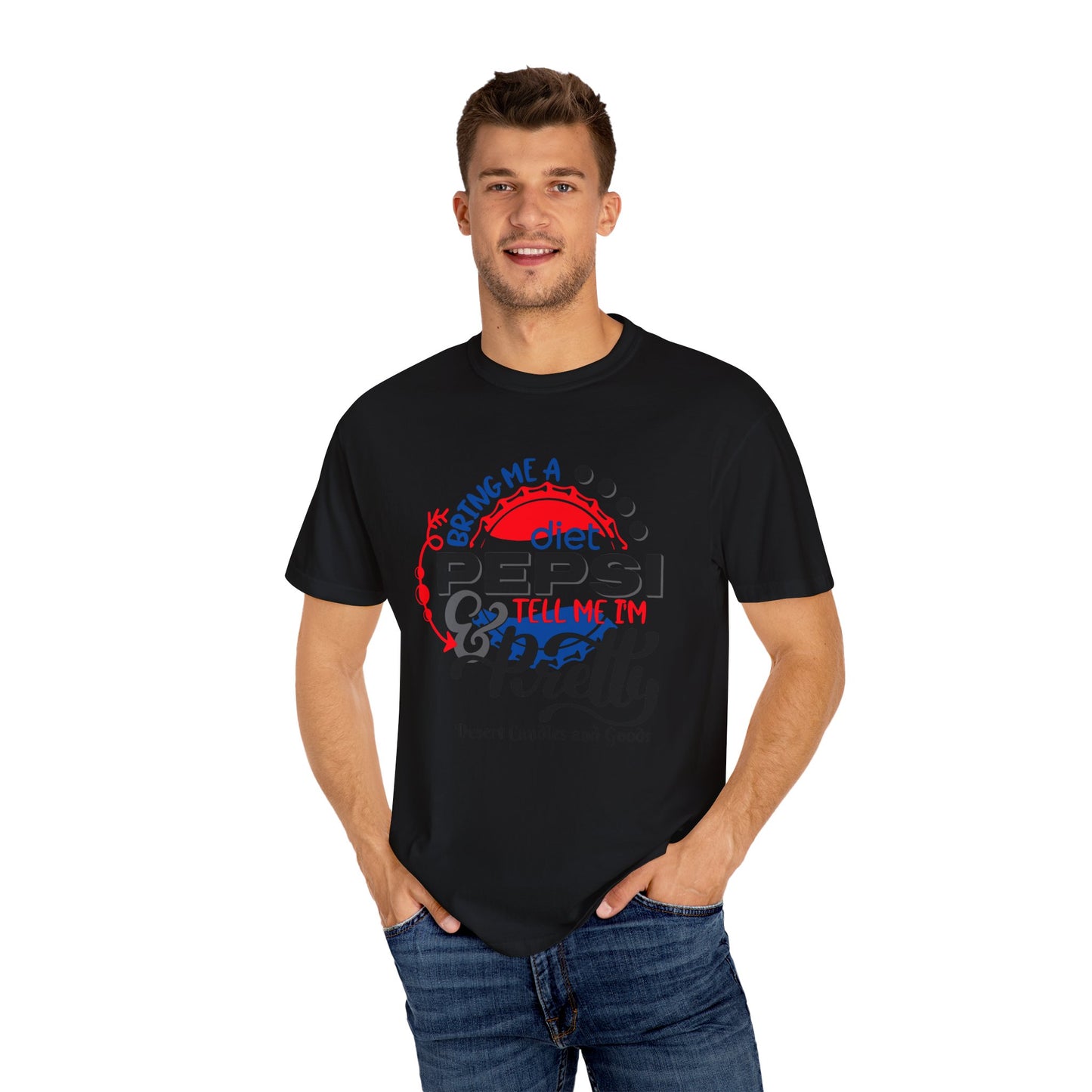 Unisex Garment-Dyed T-shirt Diet Pepsi