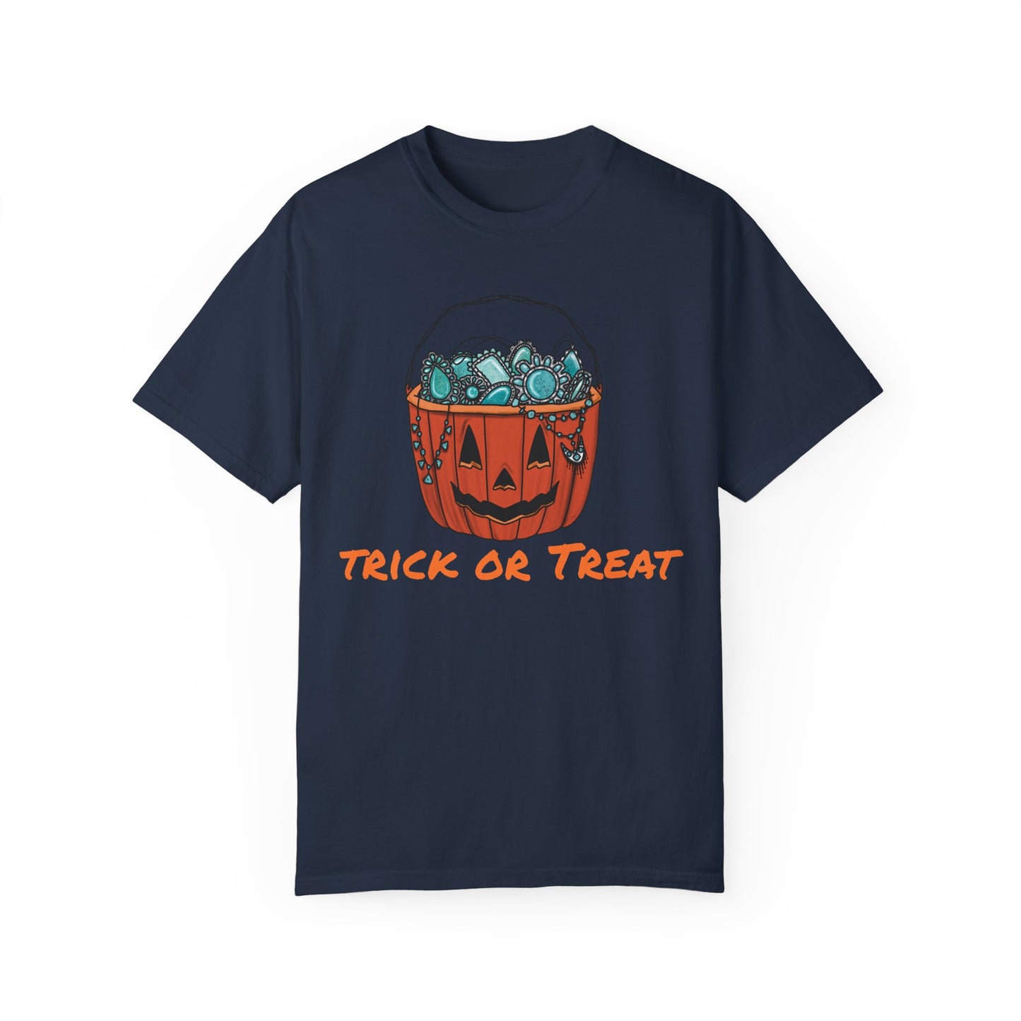 Unisex Garment-Dyed T-shirt Pumpkin