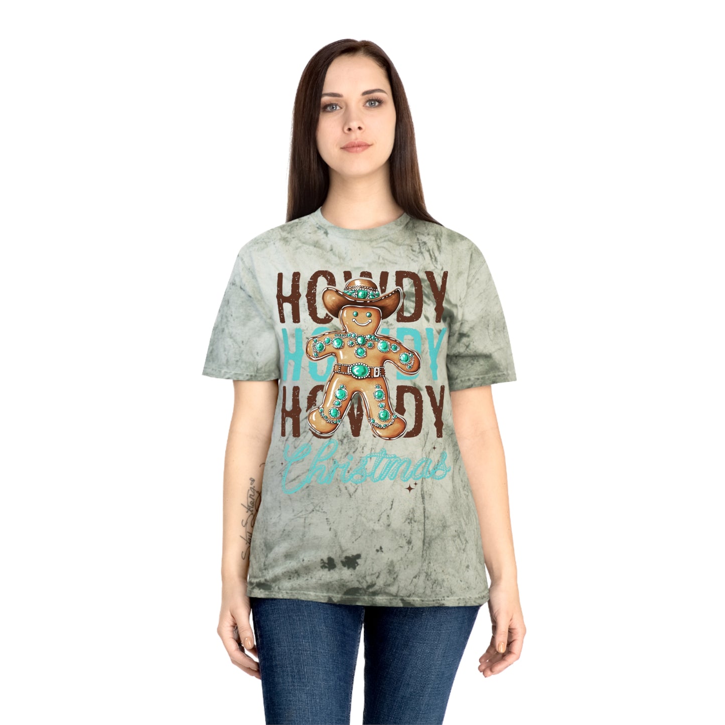 Unisex Color Blast T-Shirt Gingerbread