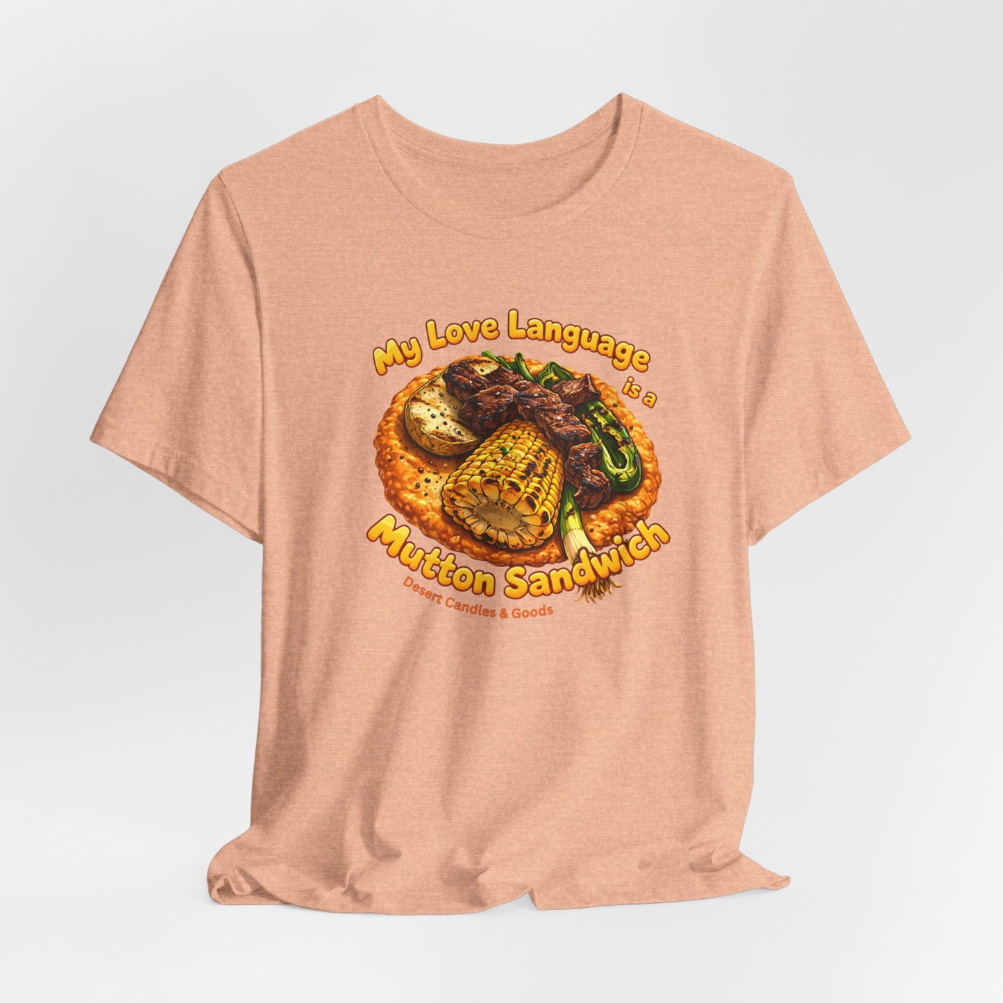 BELLA CANVAS-Turquoise Love Heart T-Shirt — "My Love Language is Turquoise" Graphic Tee