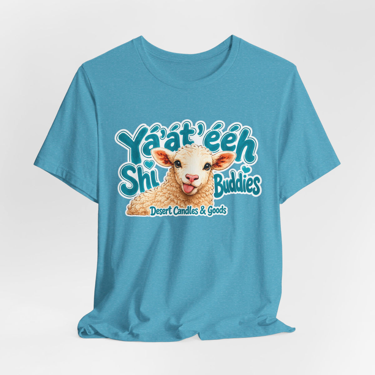 Ya'at'éeh Shi Buddies Tee — Cute Desert Lamb Graphic T-Shirt