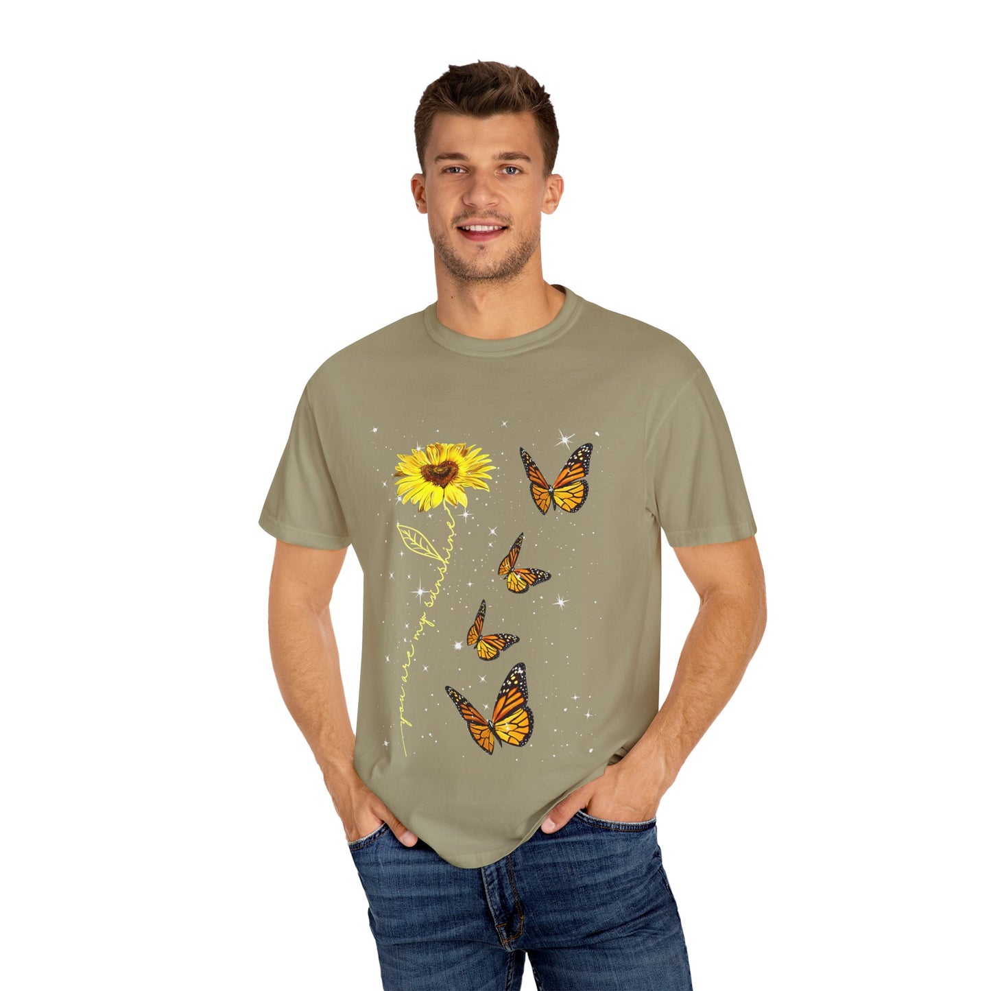 Sunflower and butterflies Tee