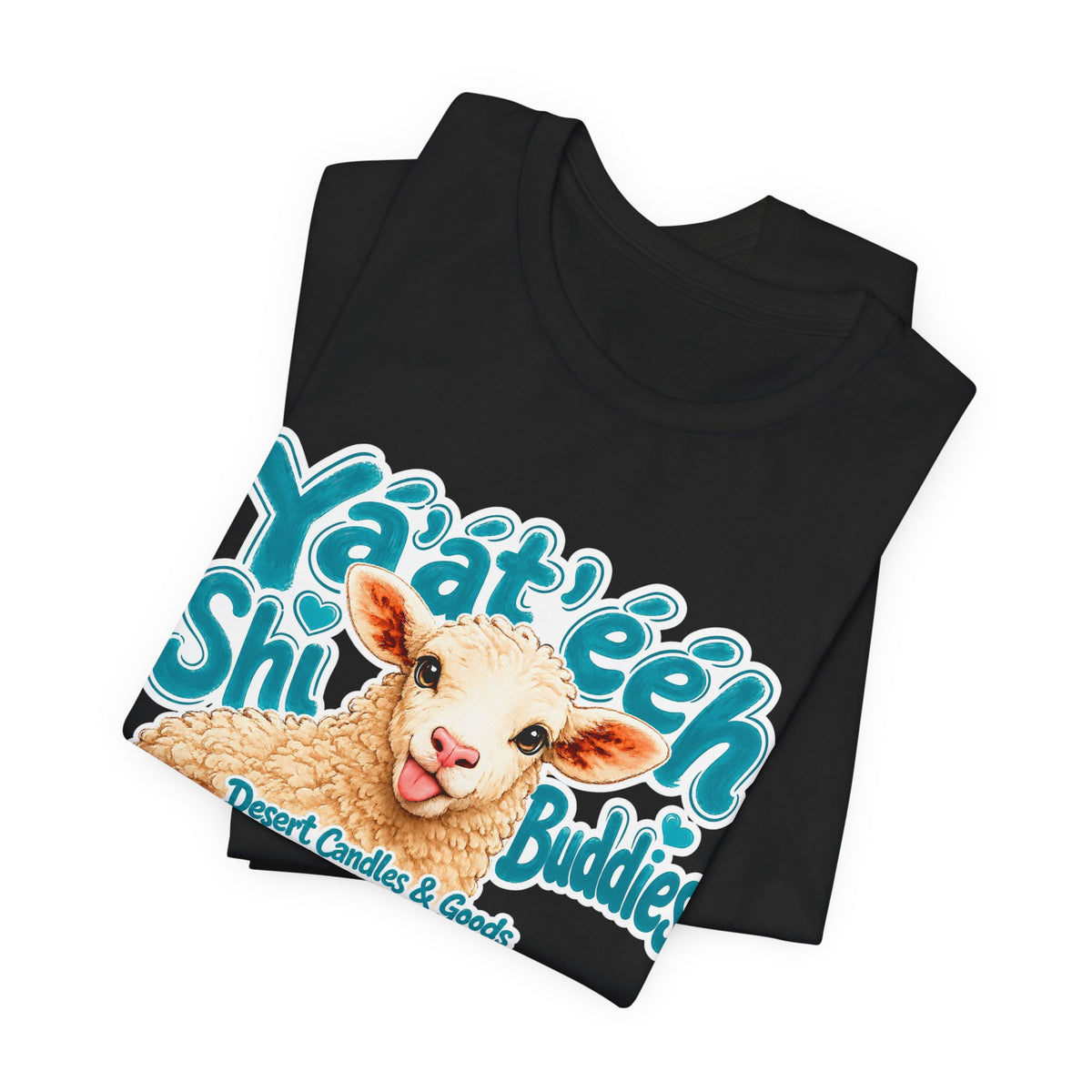 Ya'at'éeh Shi Buddies Tee — Cute Desert Lamb Graphic T-Shirt