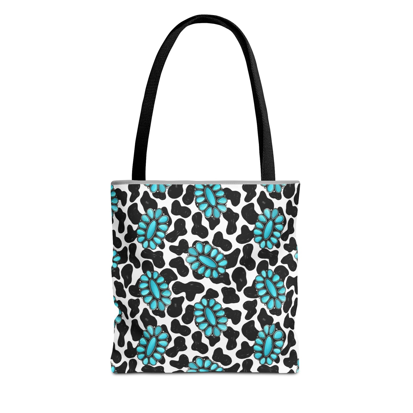 Turquoise Love Tote Bag