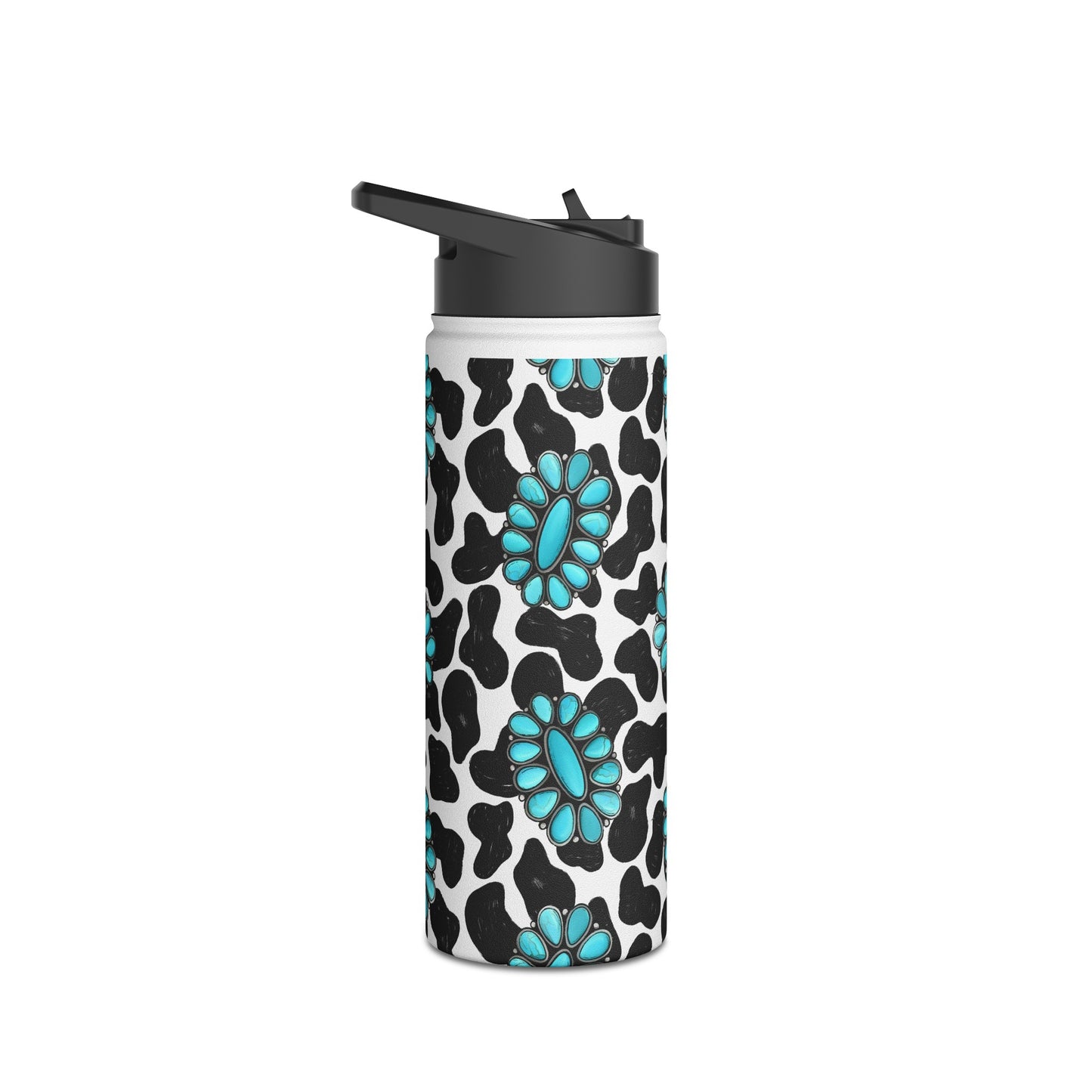 Turquoise love Stainless Steel Water Bottle