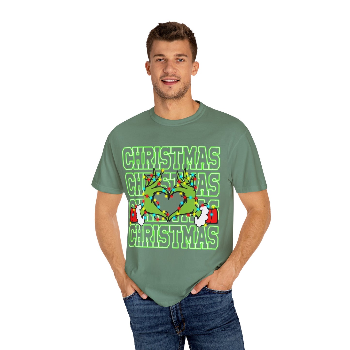 Unisex Garment-Dyed T-shirt Christmas