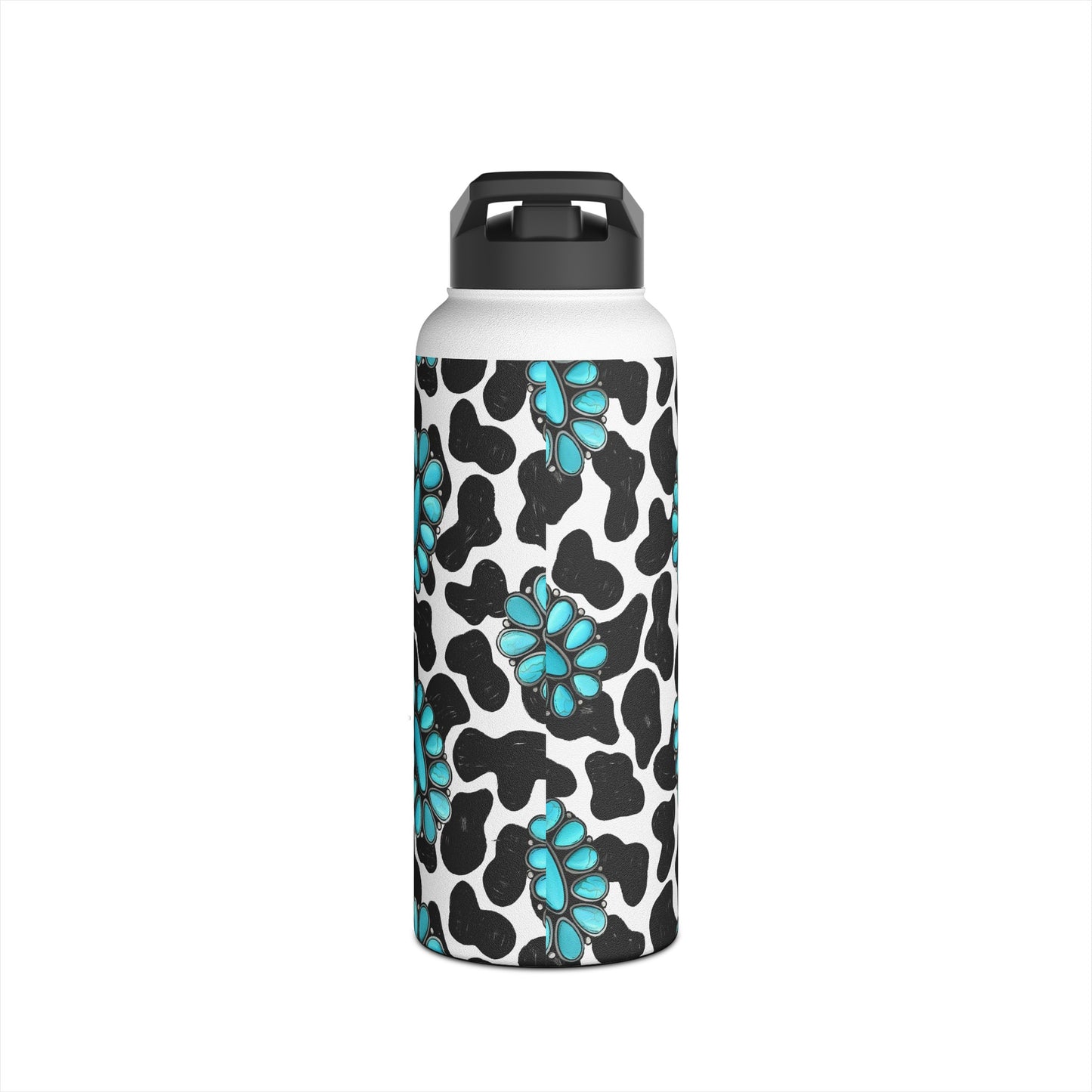 Turquoise love Stainless Steel Water Bottle