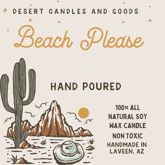 Beach Please! 8oz Candle