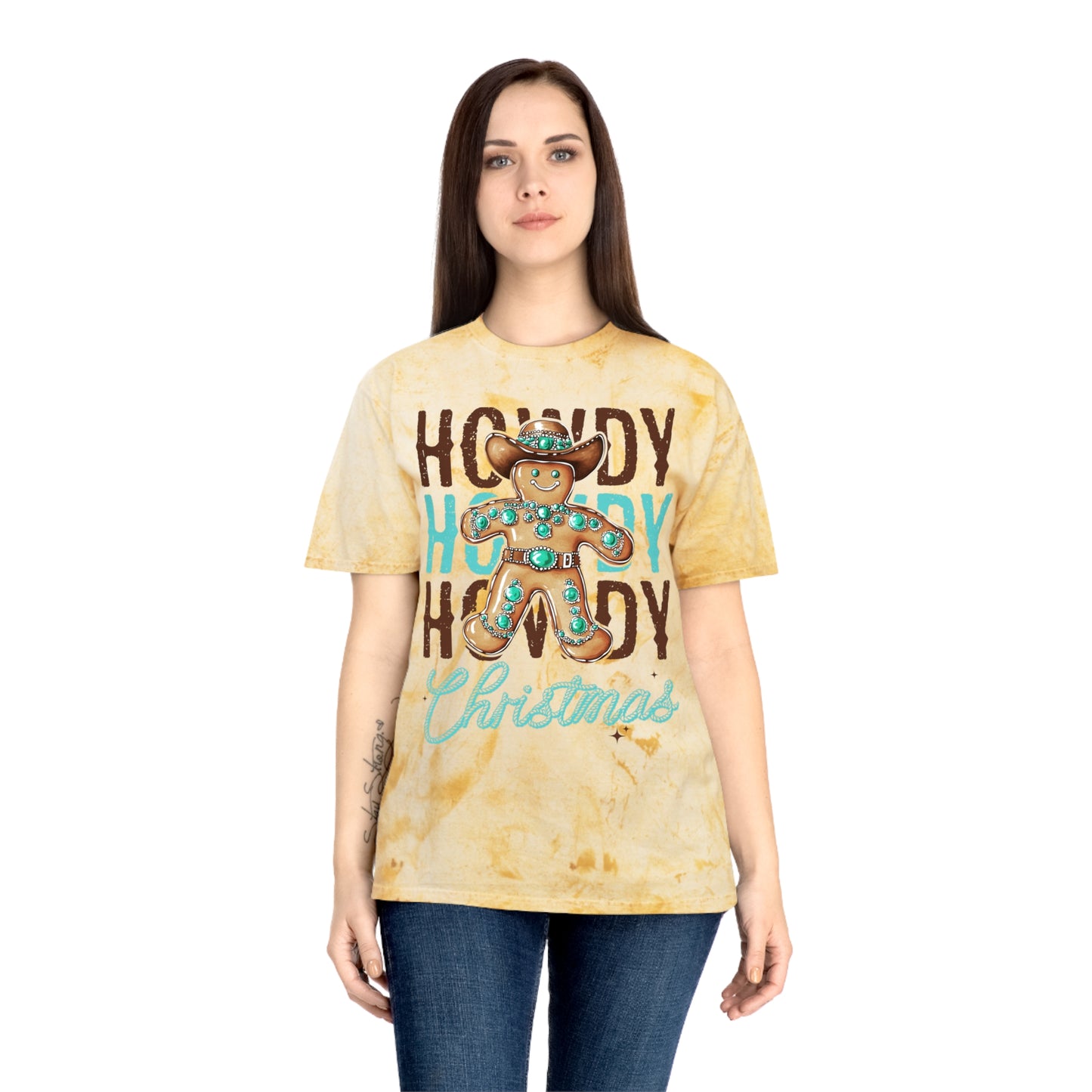 Unisex Color Blast T-Shirt Gingerbread