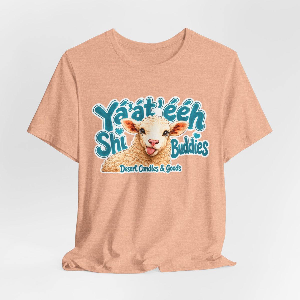 Ya'at'éeh Shi Buddies Tee — Cute Desert Lamb Graphic T-Shirt