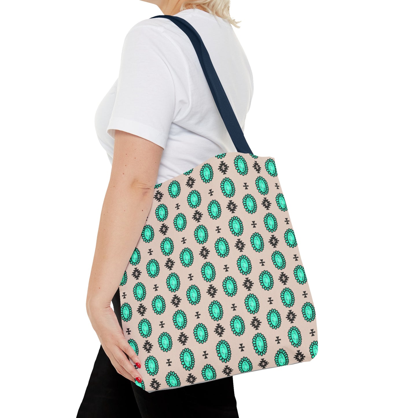 Turquoise Me Down Tote Bag