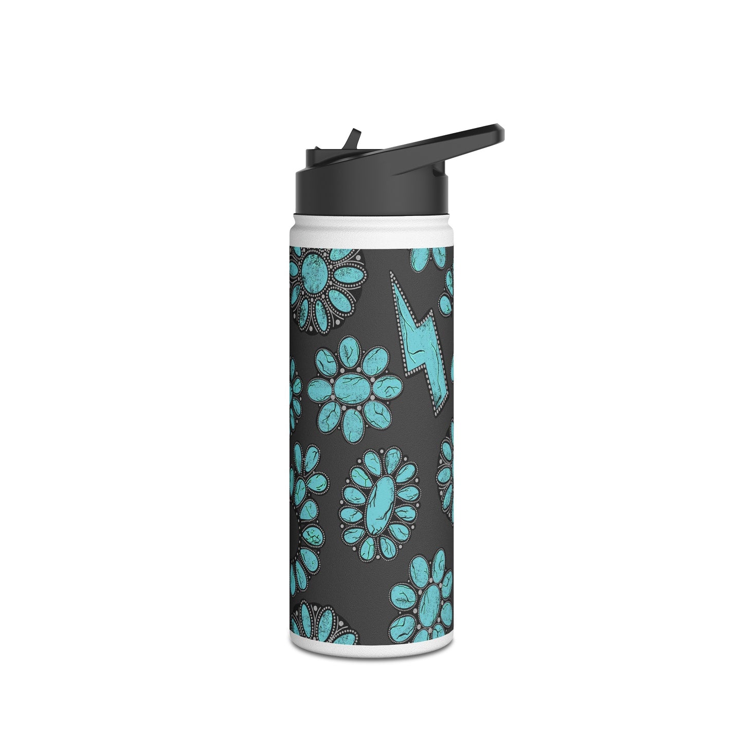 Turquoise Junkie Stainless Steel Water Bottle