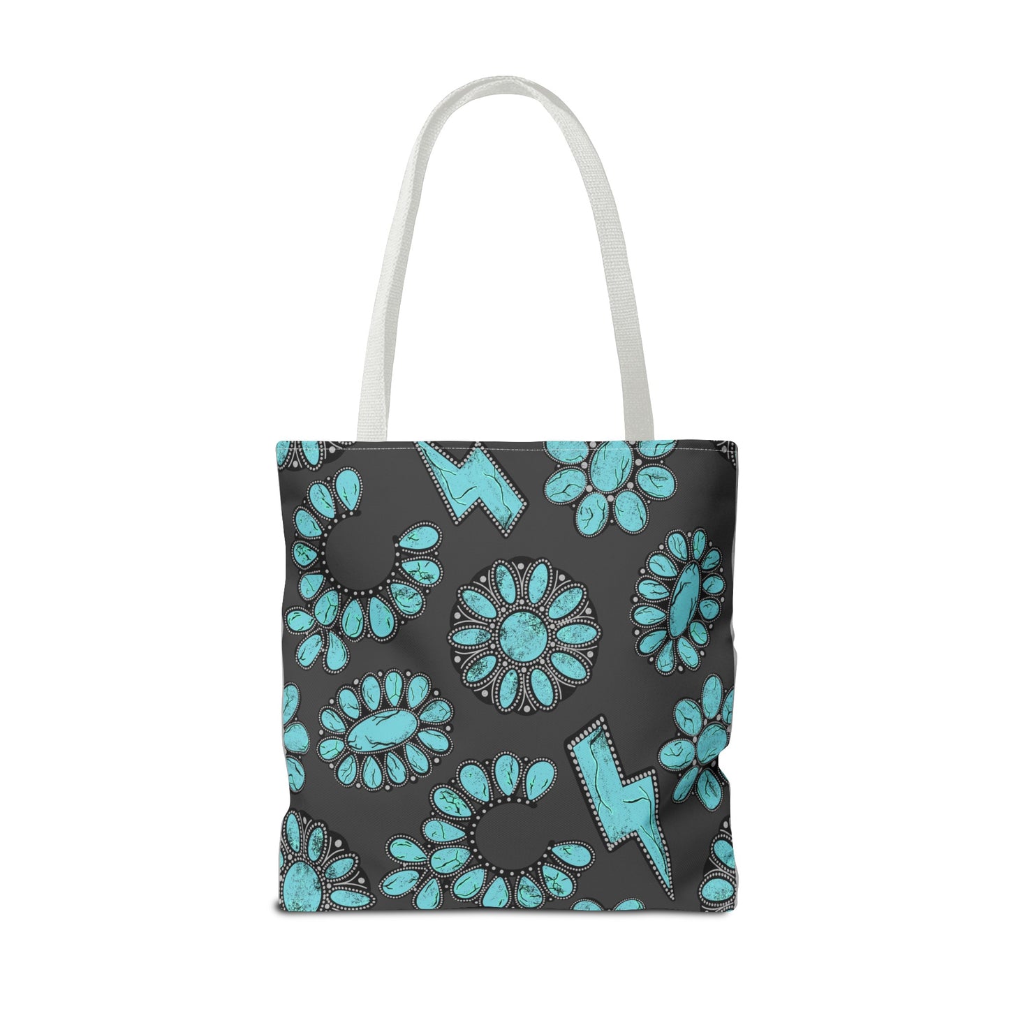 Turquoise Junkie Tote Bag