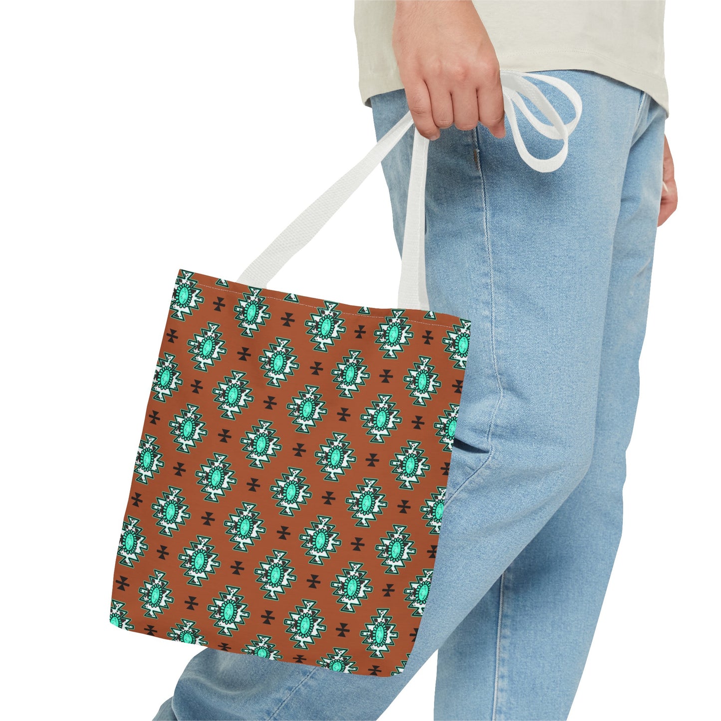 Brownie Turquoise Love Tote Bag