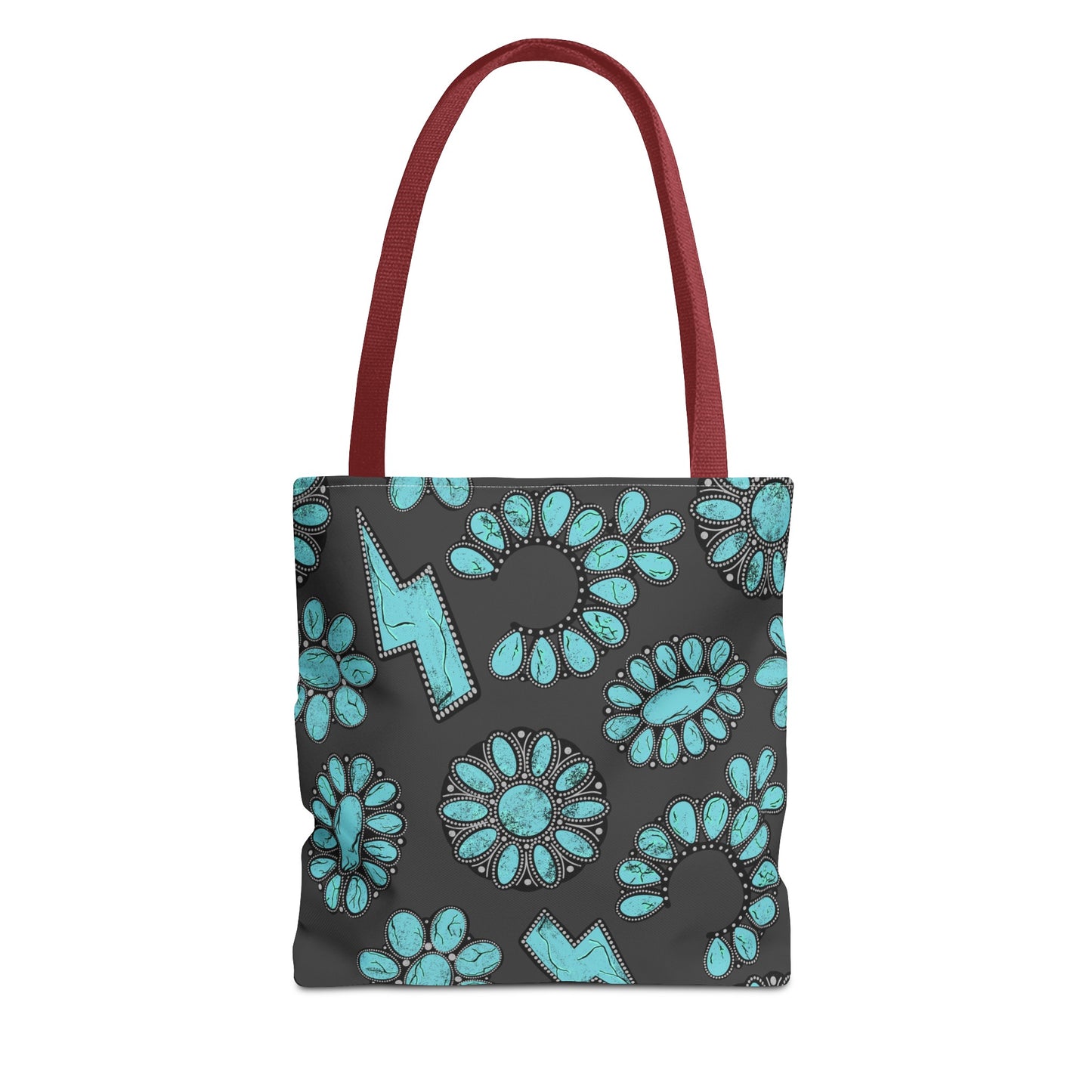 Turquoise Junkie Tote Bag