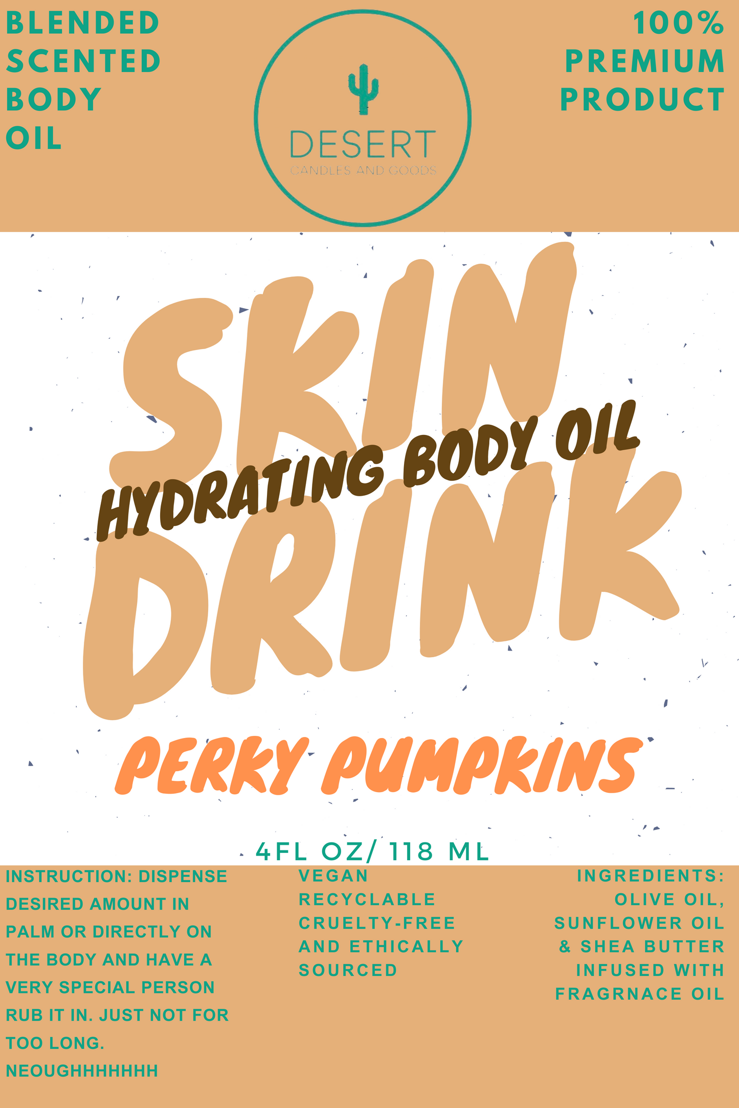 4oz Skin Drink Body Oil