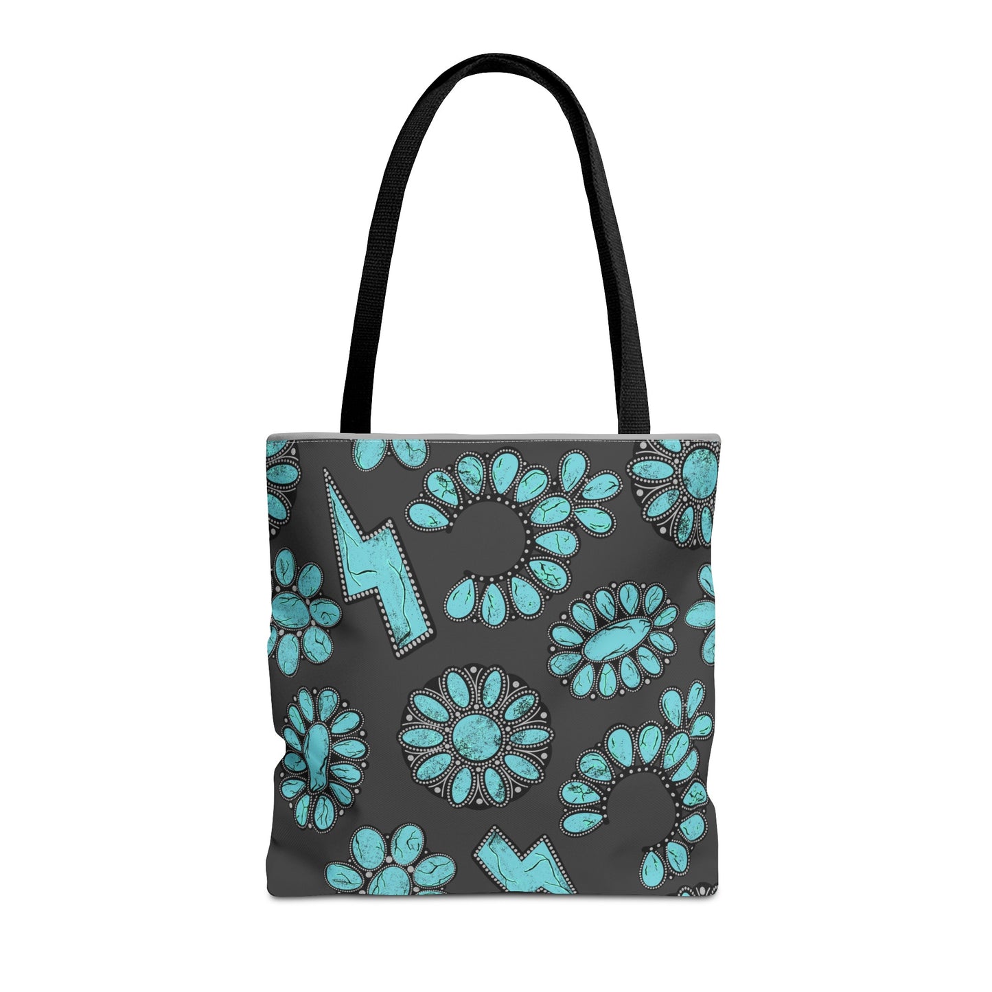 Turquoise Junkie Tote Bag