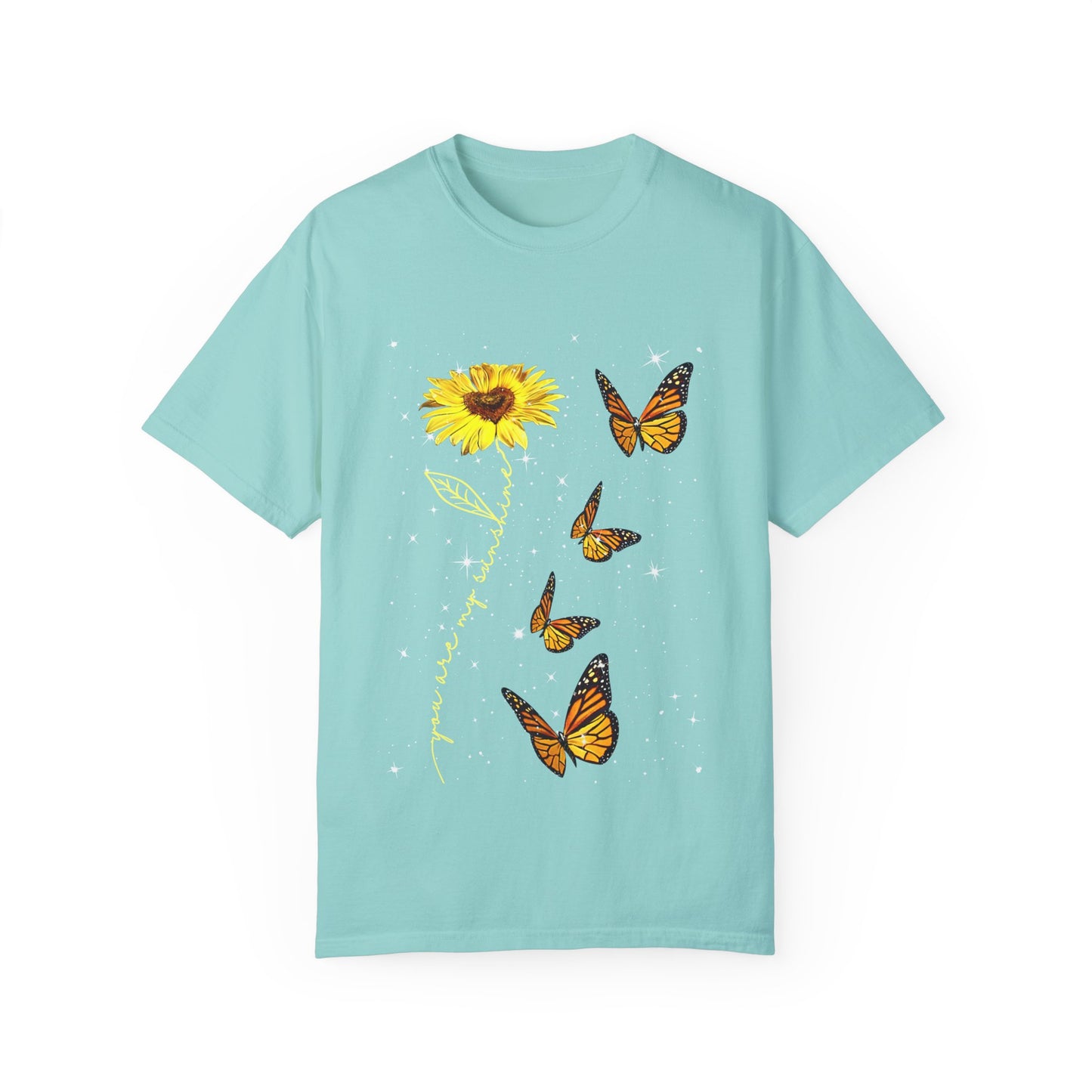 Sunflower and butterflies Tee