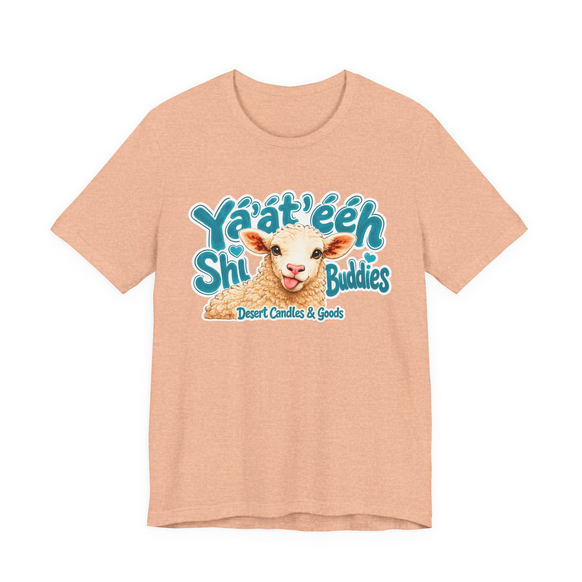 Ya'at'éeh Shi Buddies Tee — Cute Desert Lamb Graphic T-Shirt