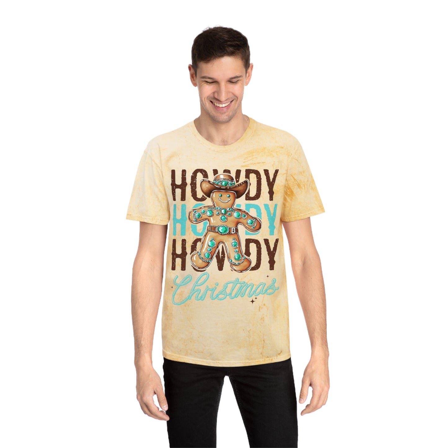 Unisex Color Blast T-Shirt Gingerbread