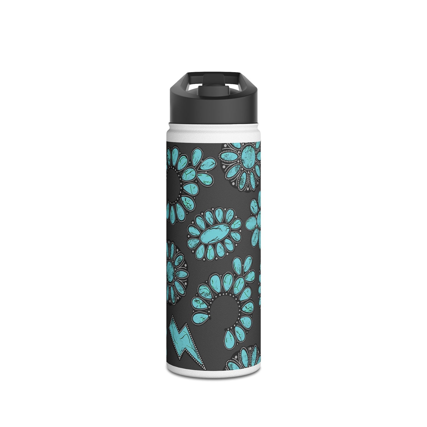 Turquoise Junkie Stainless Steel Water Bottle