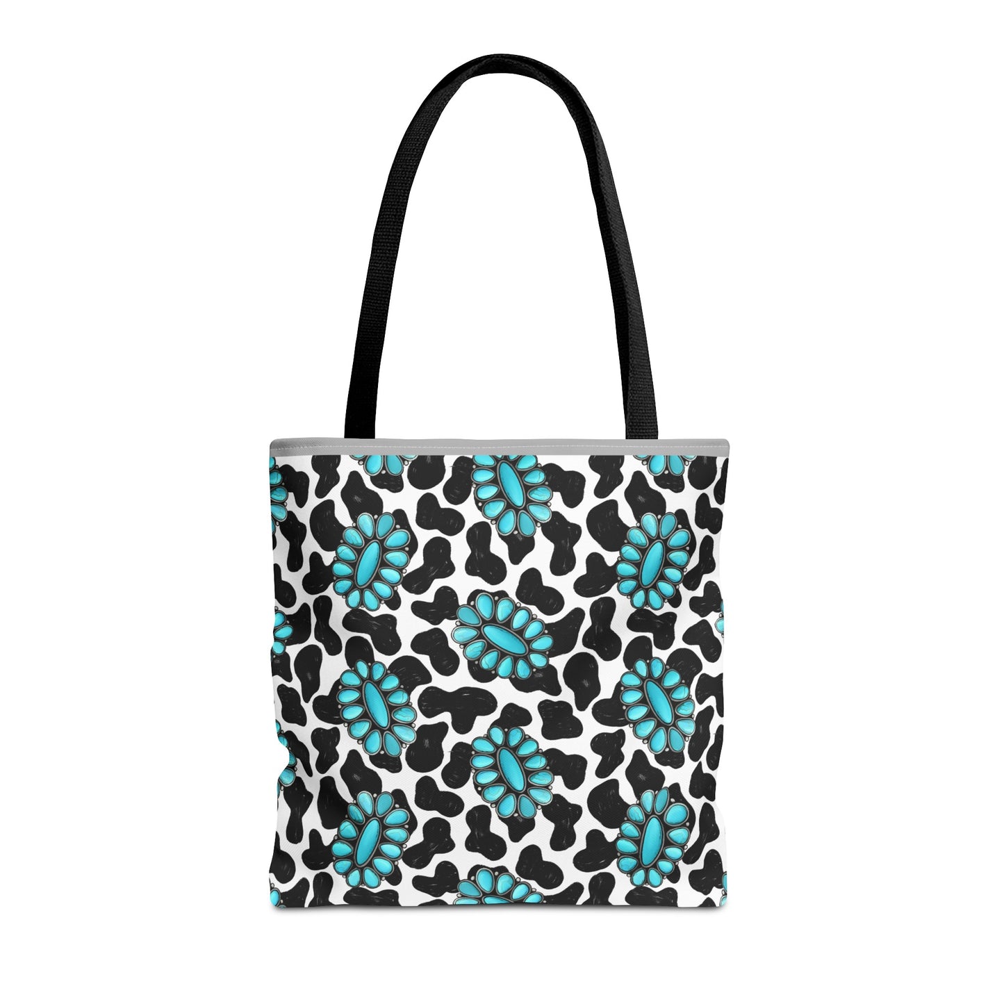 Turquoise Love Tote Bag