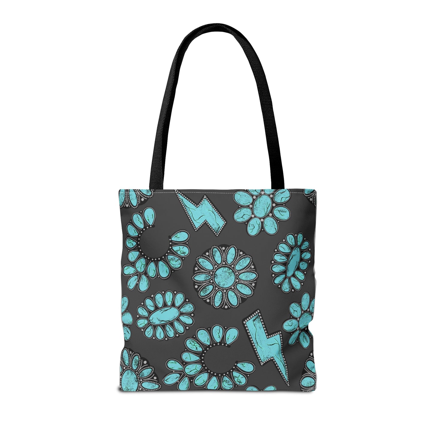 Turquoise Junkie Tote Bag