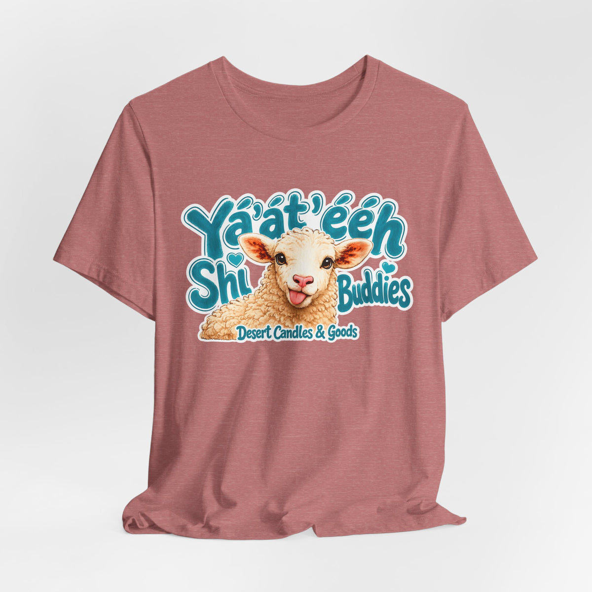Ya'at'éeh Shi Buddies Tee — Cute Desert Lamb Graphic T-Shirt