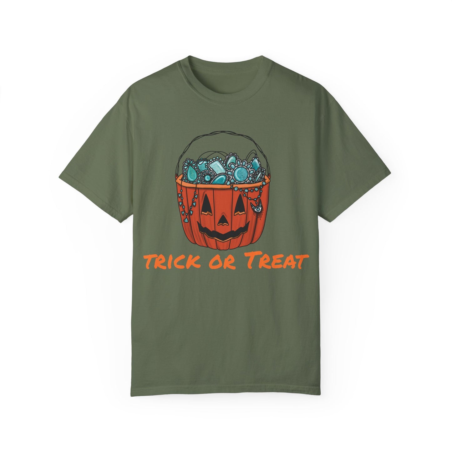 Unisex Garment-Dyed T-shirt Pumpkin